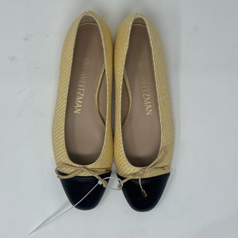 Stuart Weitzman Women's Tan and Black Loafers